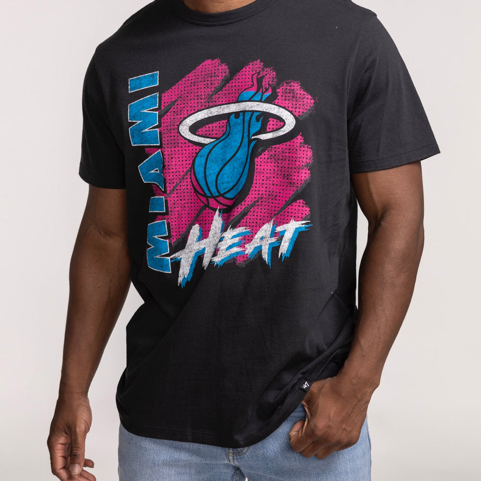 '47 Brand Miami HEAT Original Vice Front Row Tee