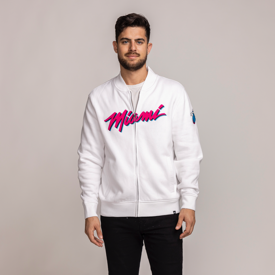 '47 Brand Miami HEAT Original Vice Camden Track Jacket