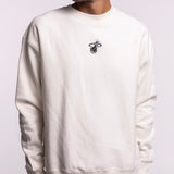 '47 Brand Miami HEAT Cream Logo Foundation Crewneck