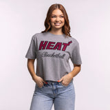 '47 Brand Miami HEAT Pivot Women's Cropped Tee