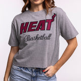 '47 Brand Miami HEAT Pivot Women's Cropped Tee