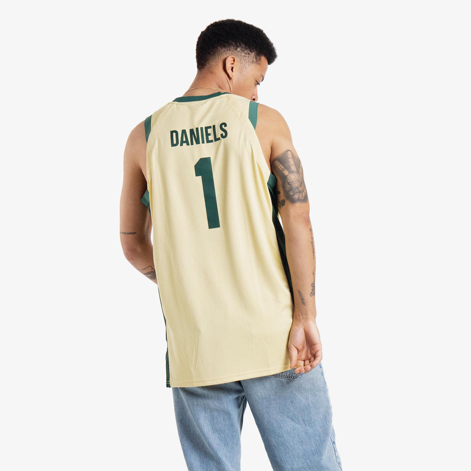 Dyson Daniels  Australian Boomers National Away Yellow Jersey
