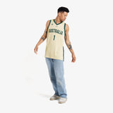 Dyson Daniels  Australian Boomers National Away Yellow Jersey