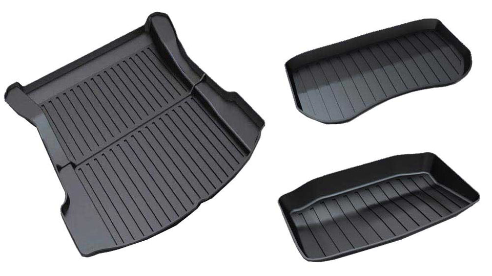 2017-2023 Tesla Model 3 Front and Rear Trunk Mats Liners