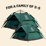 1 Small-Sized + 1 Large-Sized 3 Secs Tent (Family Package. US)