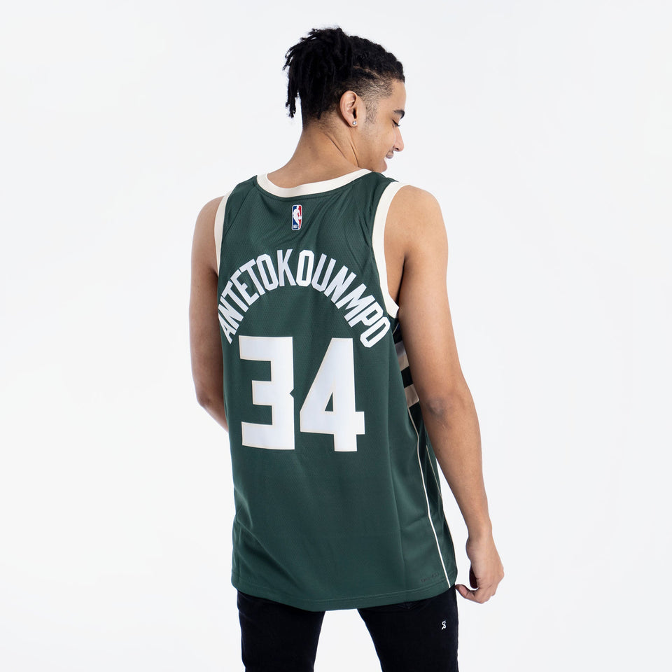 Giannis Antetokounmpo Milwaukee Bucks 2026 Icon Edition NBA Swingman Jersey