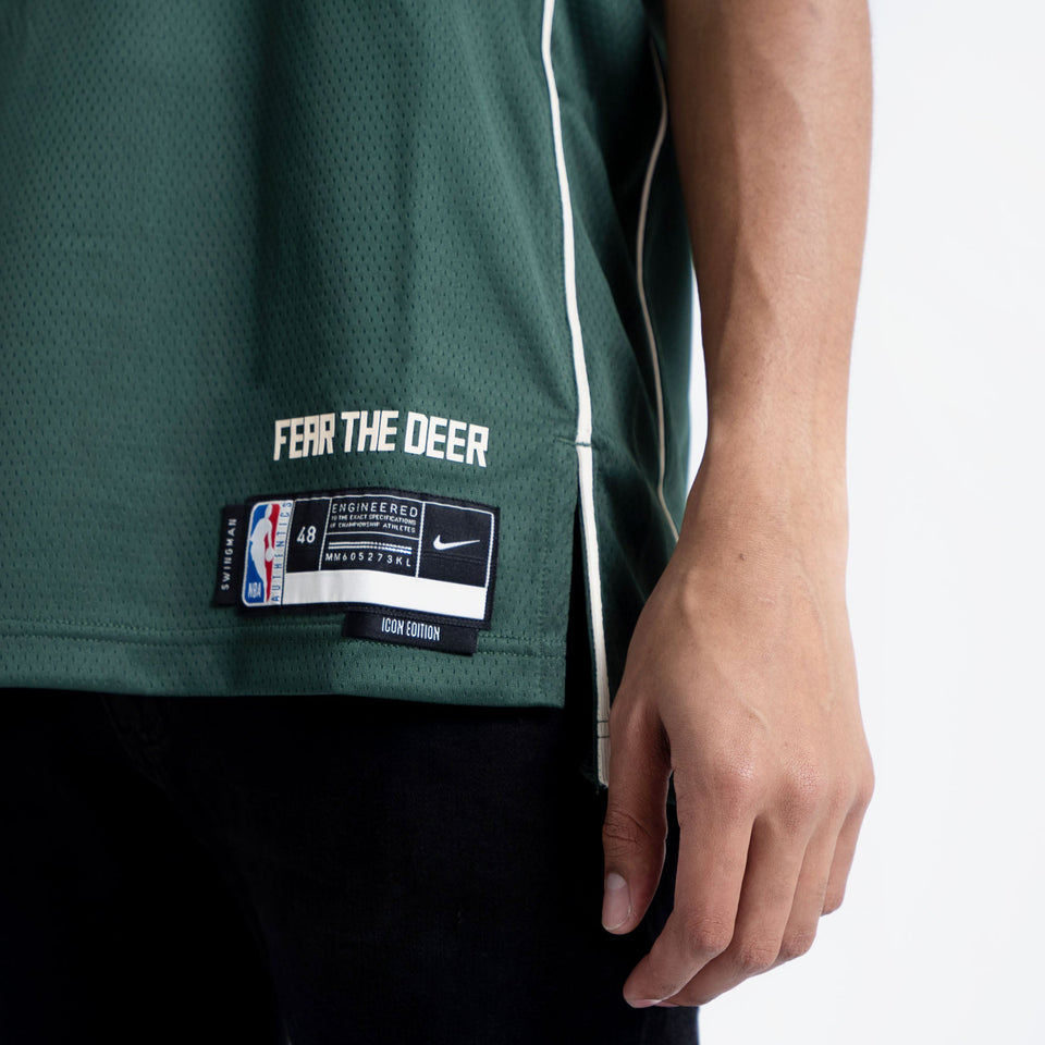 Giannis Antetokounmpo Milwaukee Bucks 2026 Icon Edition NBA Swingman Jersey