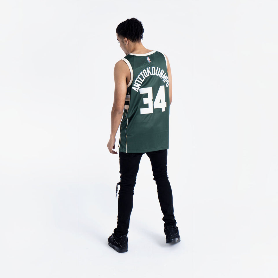 Giannis Antetokounmpo Milwaukee Bucks 2026 Icon Edition NBA Swingman Jersey