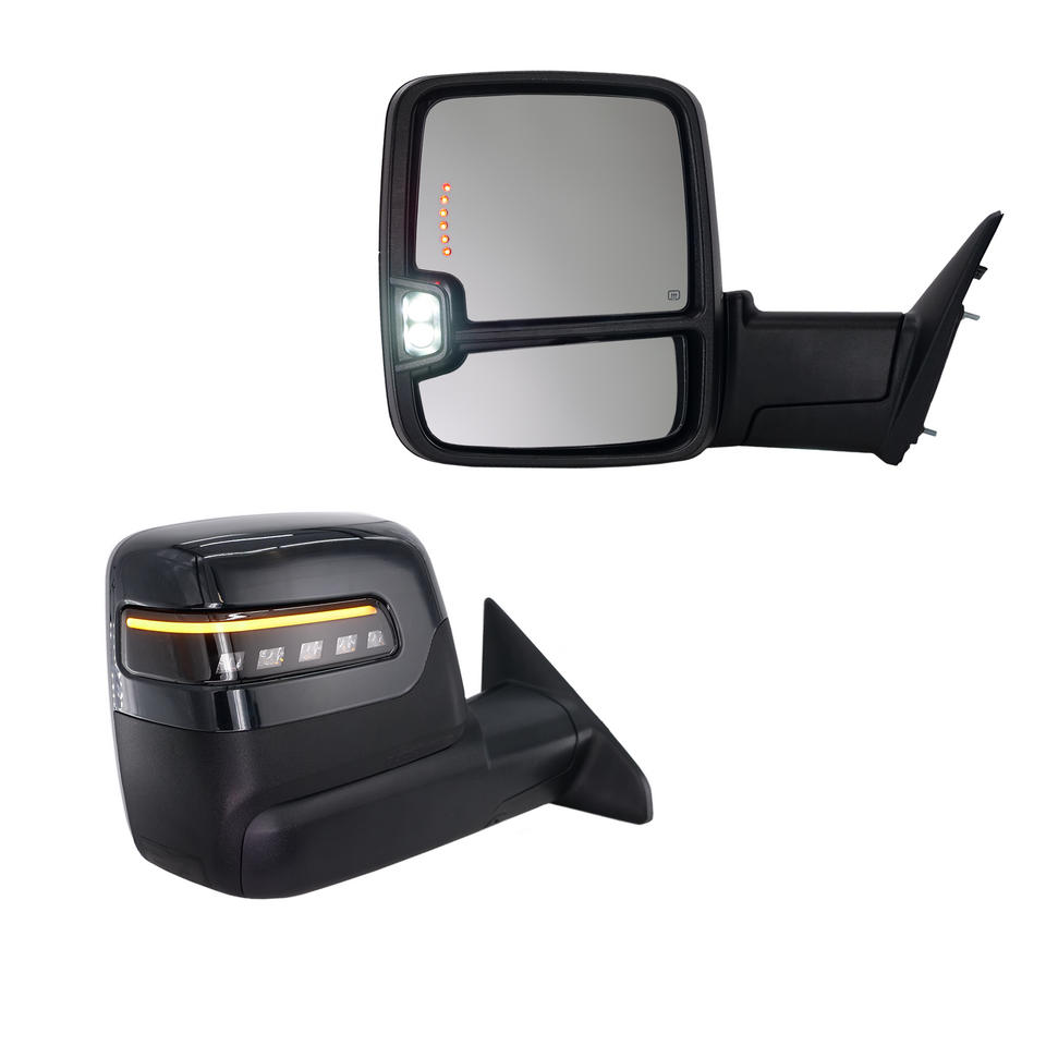 2023+ Style Ram Tow Mirrors | 2010-2018 Dodge Ram 2500/3500