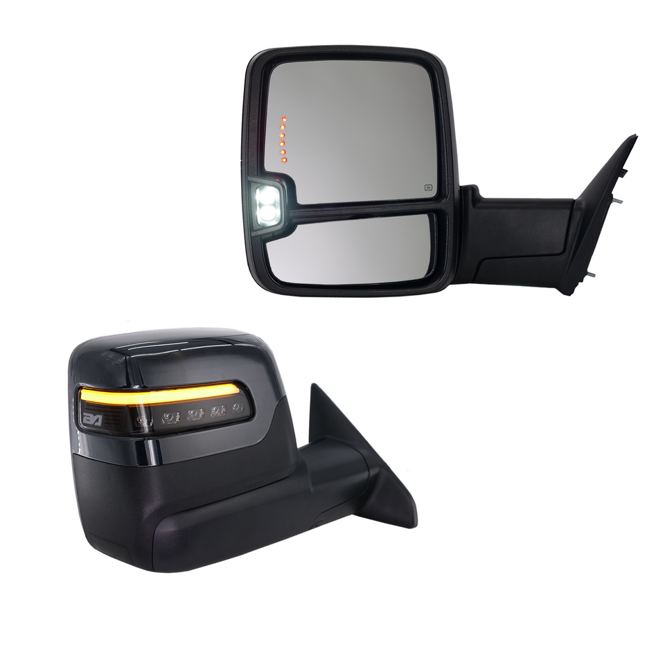 2023+ Style Ram Tow Mirrors | 2010-2018 Dodge Ram 2500/3500