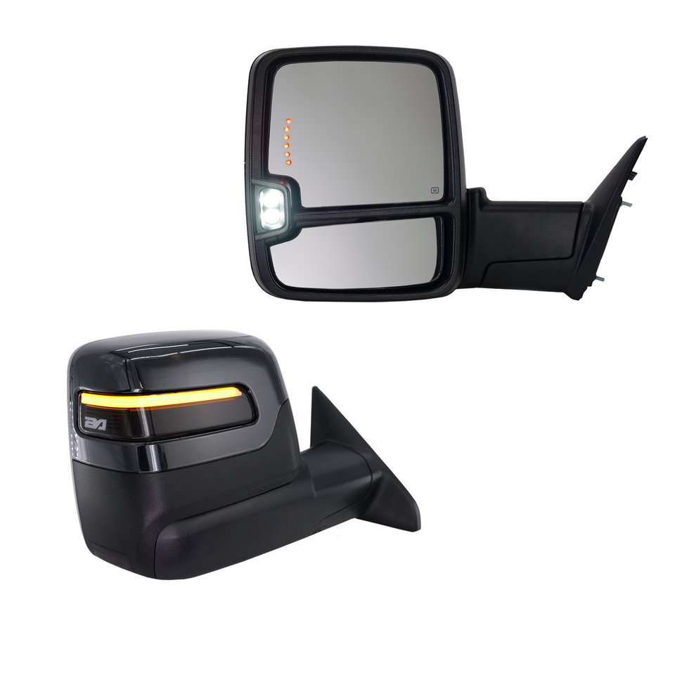 2023+ Style Ram Tow Mirrors | 2009-2018 Dodge Ram 1500