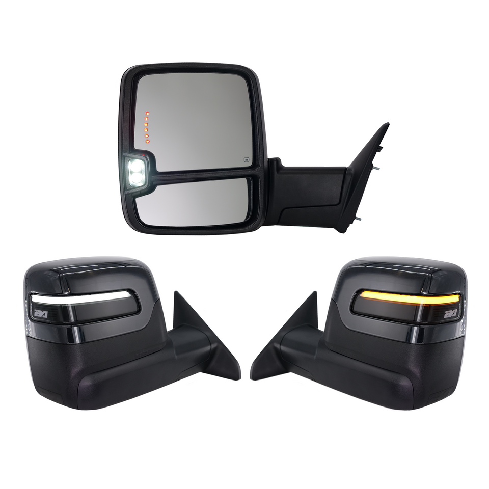2023+ Style Ram Tow Mirrors | 2010-2018 Dodge Ram 2500/3500