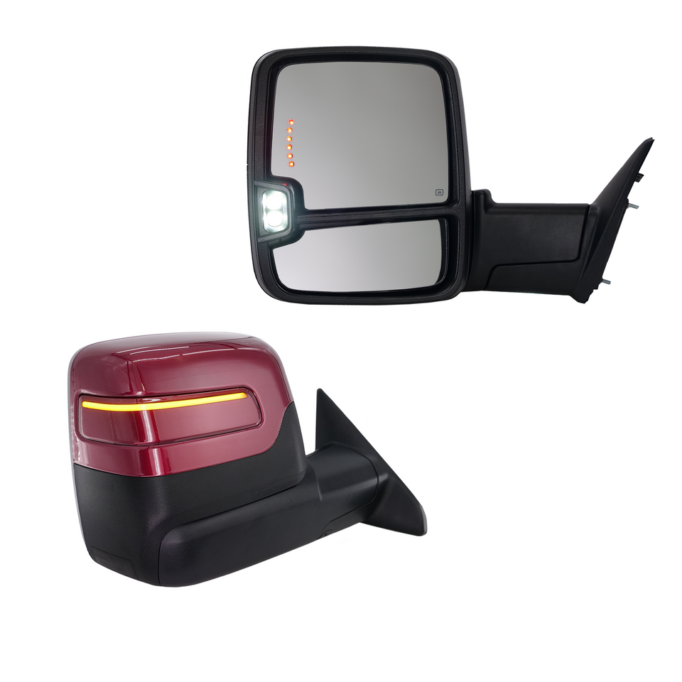 2023+ Style Ram Tow Mirrors | 2019-2022 Dodge Ram 2500/3500