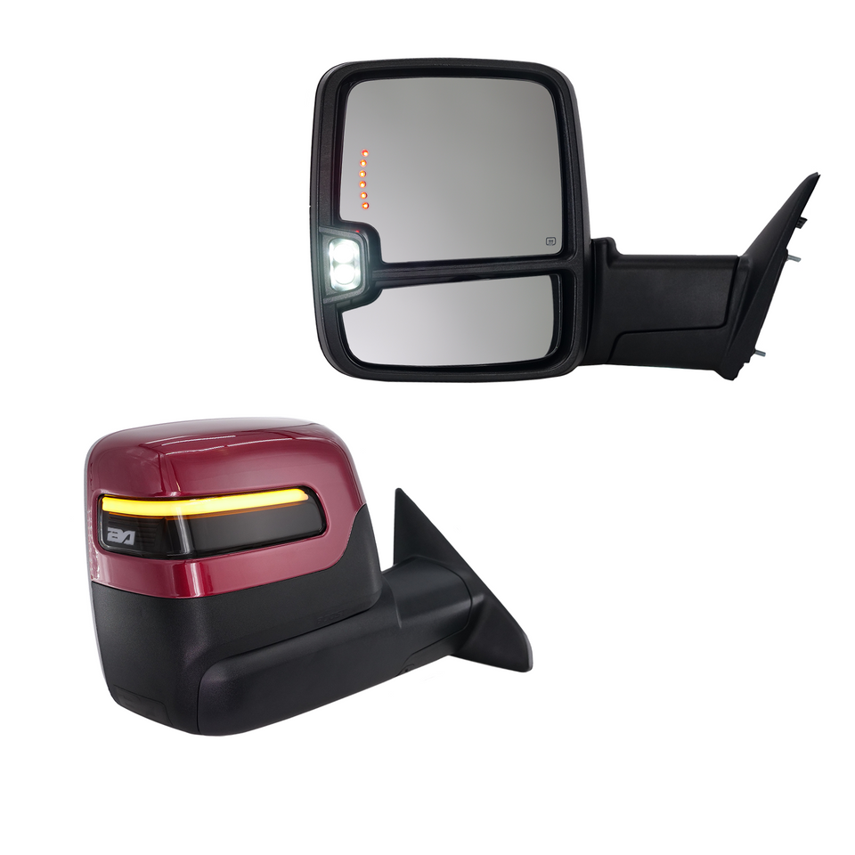 2023+ Style Ram Tow Mirrors | 2009-2018 Dodge Ram 1500