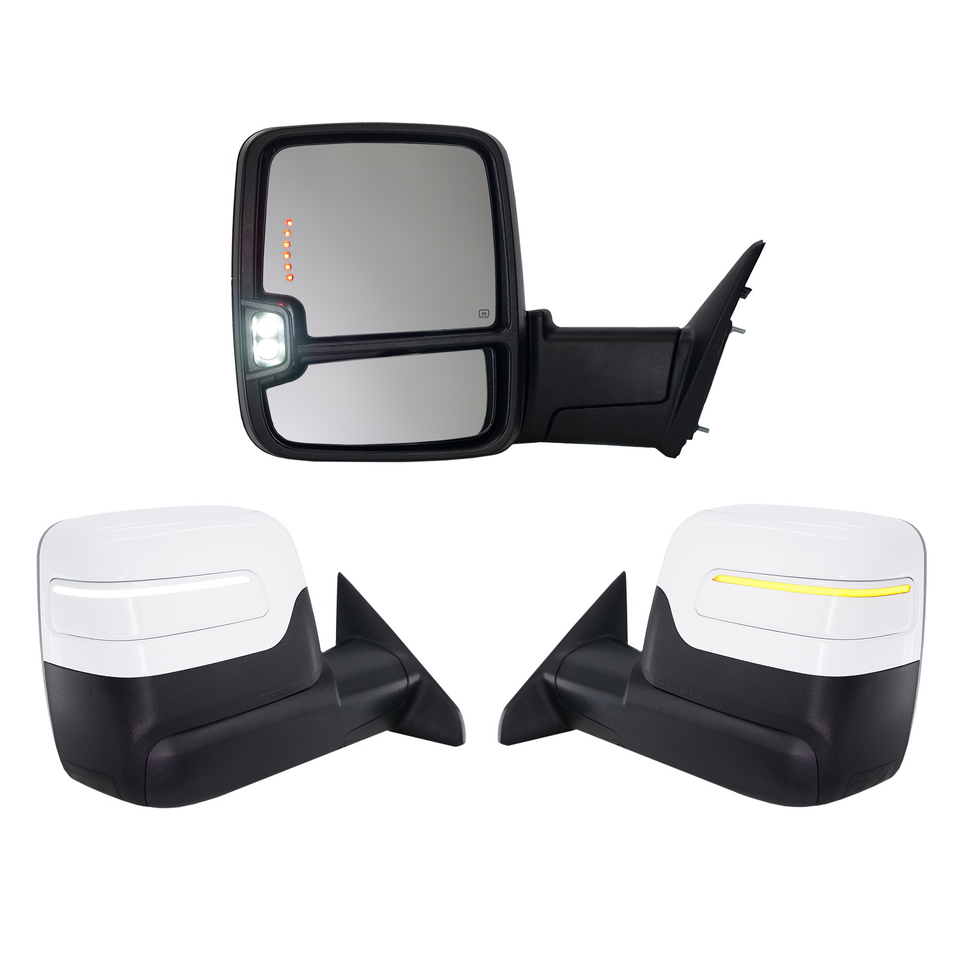 2023+ Style Ram Tow Mirrors | 2019-2022 Dodge Ram 2500/3500