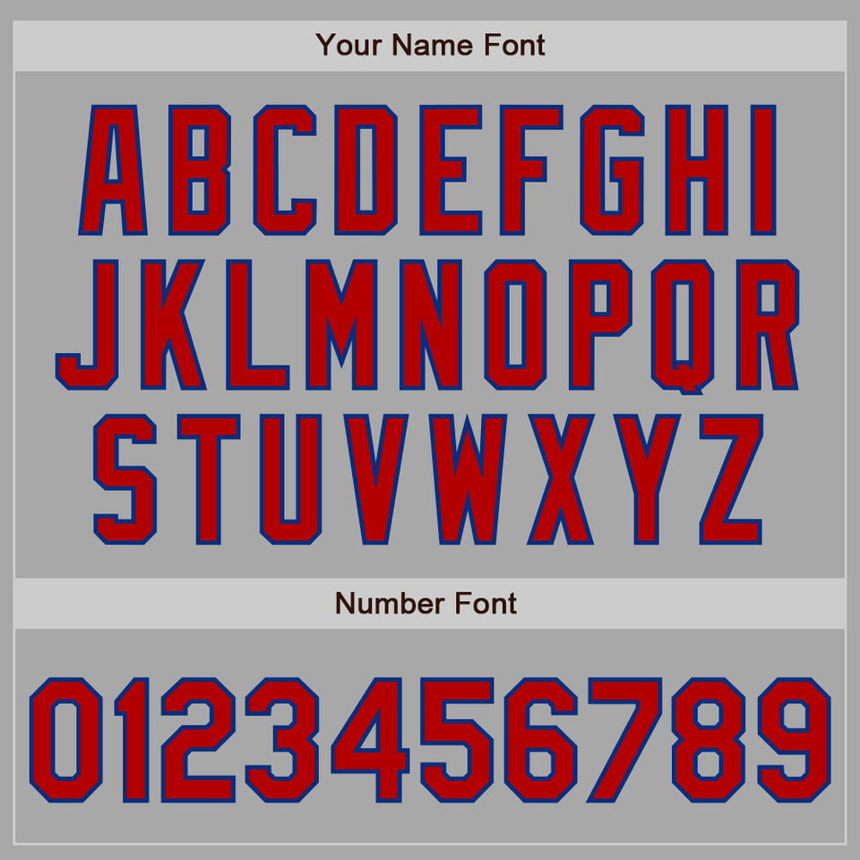 Custom Stitched Gray Red-Royal Baseball Pullover Sweatshirt Hoodie