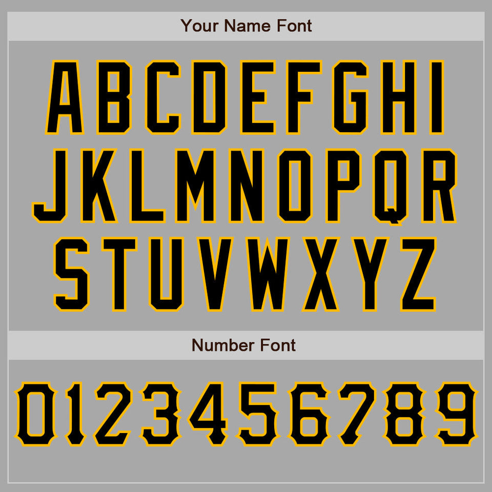 Custom Stitched Gray Black-Gold Baseball Pullover Sweatshirt Hoodie