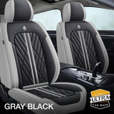 Gray & Black Ultra Car Seat Covers