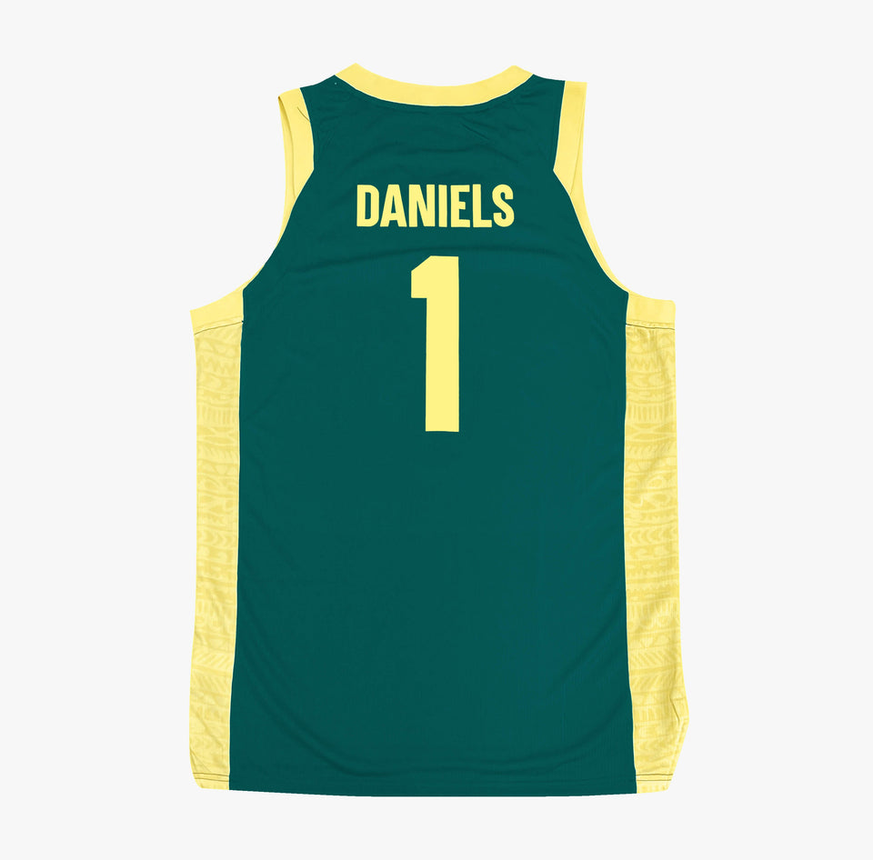 Dyson Daniels Australian Boomers National Home Green Jersey