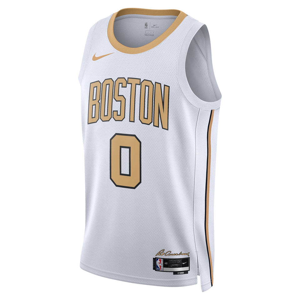 NBA Boston Celtics Jayson Tatum Nike 2025-26 City Edition Swingman Jersey - White