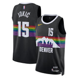 NBA Denver Nuggets Nikola Jokic Nike 2025-26 City Edition Swingman Jersey - Black