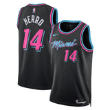 NBA Miami Heat Tyler Herro Nike 2025-26 City Edition Swingman Jersey - Black