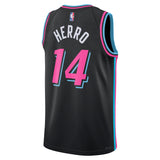 NBA Miami Heat Tyler Herro Nike 2025-26 City Edition Swingman Jersey - Black
