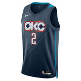 NBA Oklahoma City Thunder Shai Gilgeous-Alexander Nike 2025-26 City Edition Swingman Jersey - Navy