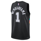NBA San Antonio Spurs Victor Wembanyama Nike 2025-26 City Edition Swingman Jersey - Black