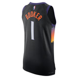 NBA Phoenix Suns Devin Booker Nike 2025-26 City Edition Authentic Jersey - Black