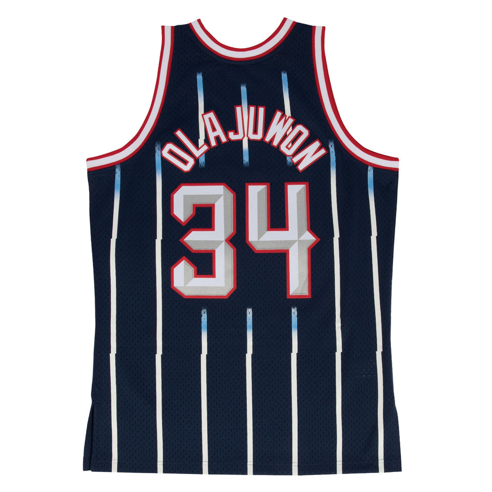 Hakeem Olajuwon Houston Rockets Hardwood Classics Throwback NBA Swingman Jersey
