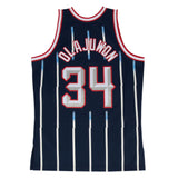 Hakeem Olajuwon Houston Rockets Hardwood Classics Throwback NBA Swingman Jersey