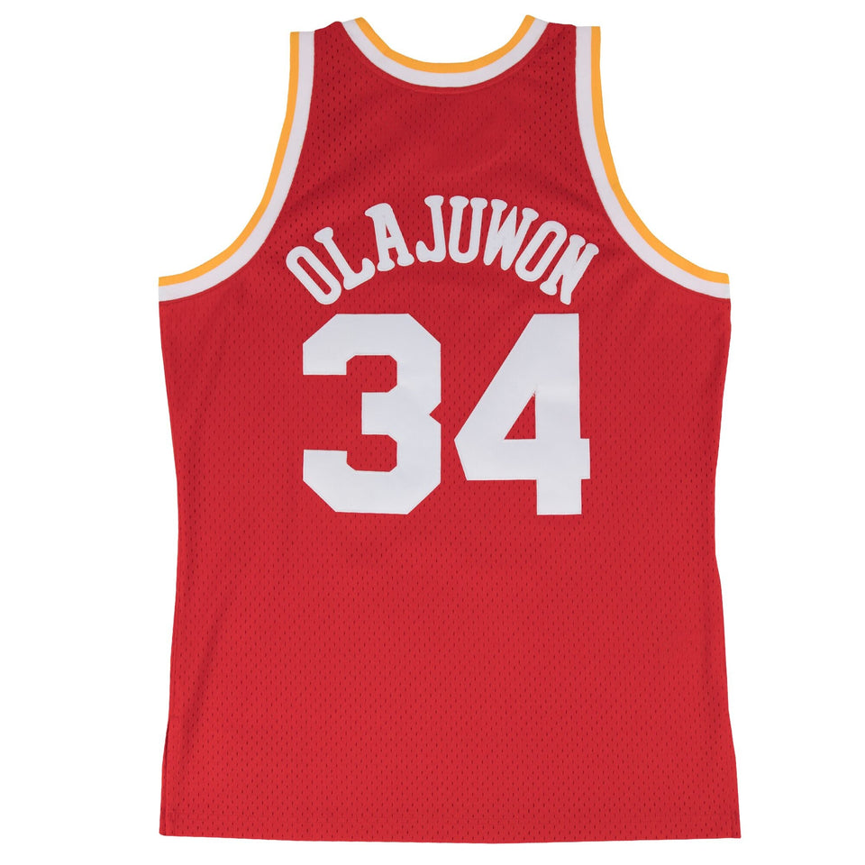 Hakeem Olajuwon Houston Rockets Hardwood Classics Throwback NBA Swingman Jersey