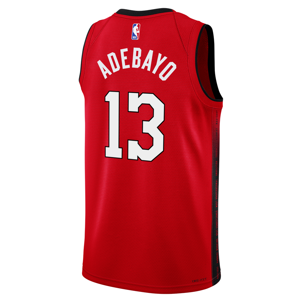 Bam Adebayo Nike HEAT Culture: Blood Red Swingman Jersey