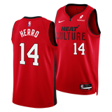 Tyler Herro Nike HEAT Culture: Blood Red Swingman Jersey