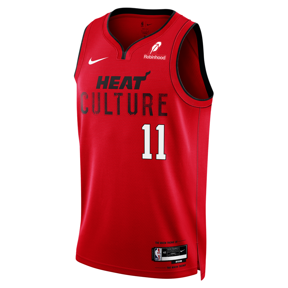 Jaime Jaquez Jr. Nike HEAT Culture: Blood Red Youth Swingman Jersey
