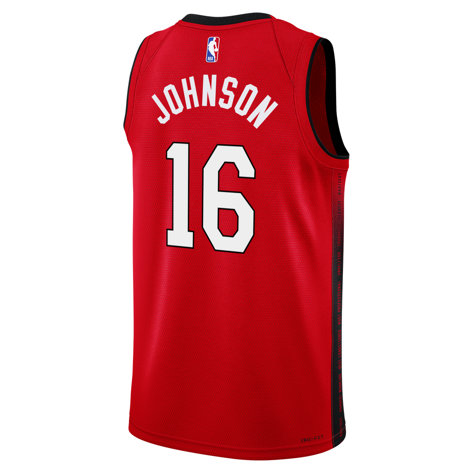 Keshad Johnson Nike HEAT Culture: Blood Red Youth Swingman Jersey