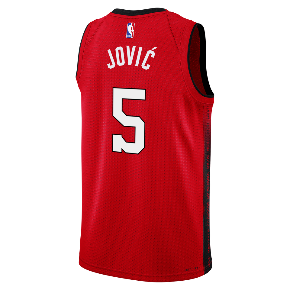 Nikola Jović Nike HEAT Culture: Blood Red Swingman Jersey