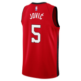 Nikola Jović Nike HEAT Culture: Blood Red Swingman Jersey