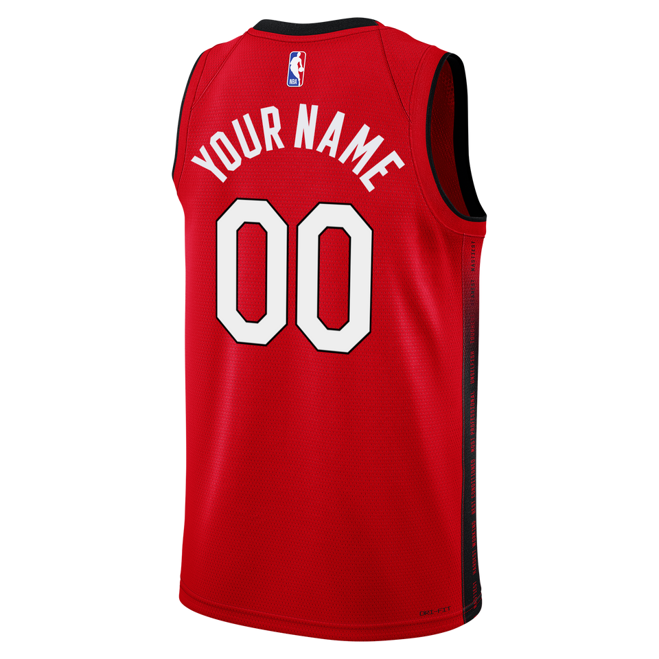 Personalized Nike HEAT Culture: Blood Red Swingman Jersey