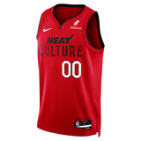 Personalized Nike HEAT Culture: Blood Red Swingman Jersey