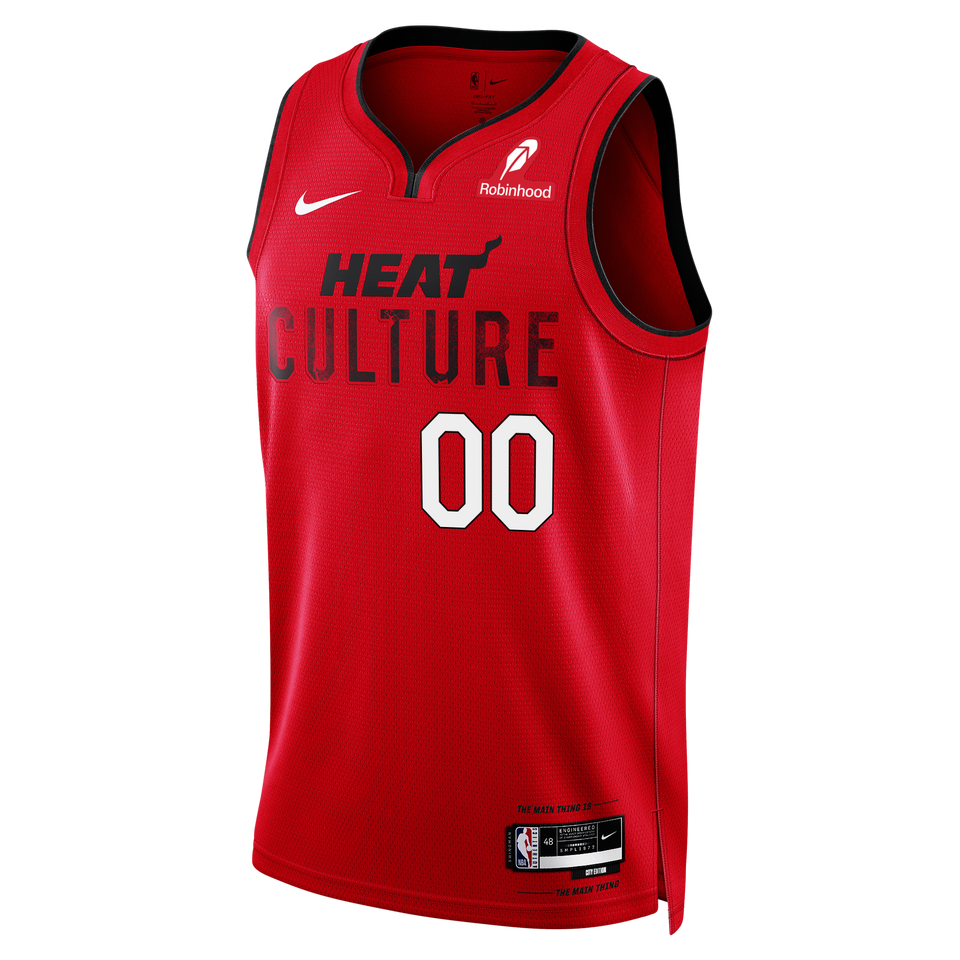 Personalized Nike HEAT Culture: Blood Red Youth Swingman Jersey