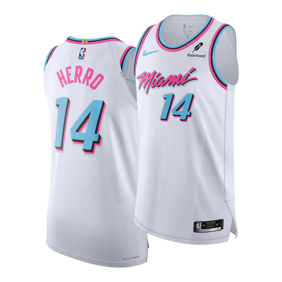 Tyler Herro Nike Original Vice Authentic Jersey