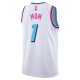 #1 Mom Nike Miami HEAT Original Vice Swingman Jersey