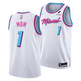 #1 Mom Nike Miami HEAT Original Vice Swingman Jersey