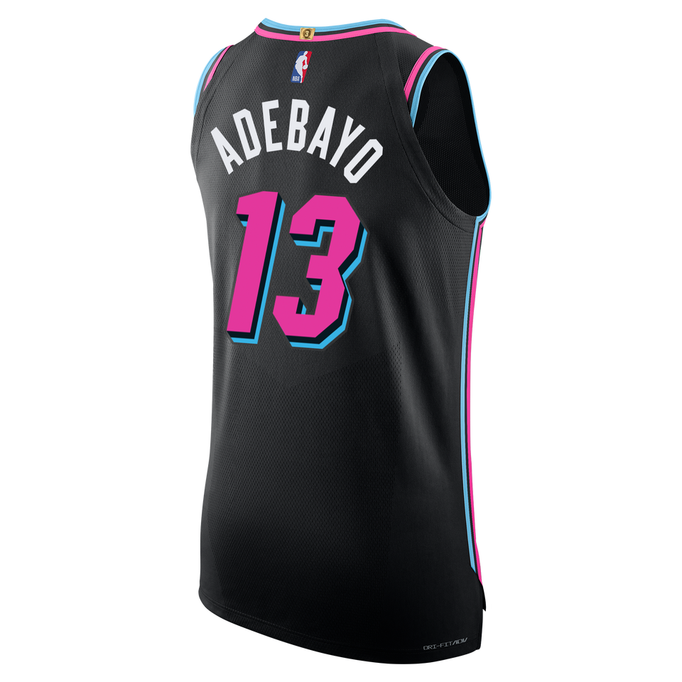 Bam Adebayo Nike Original Vice Nights Authentic Jersey