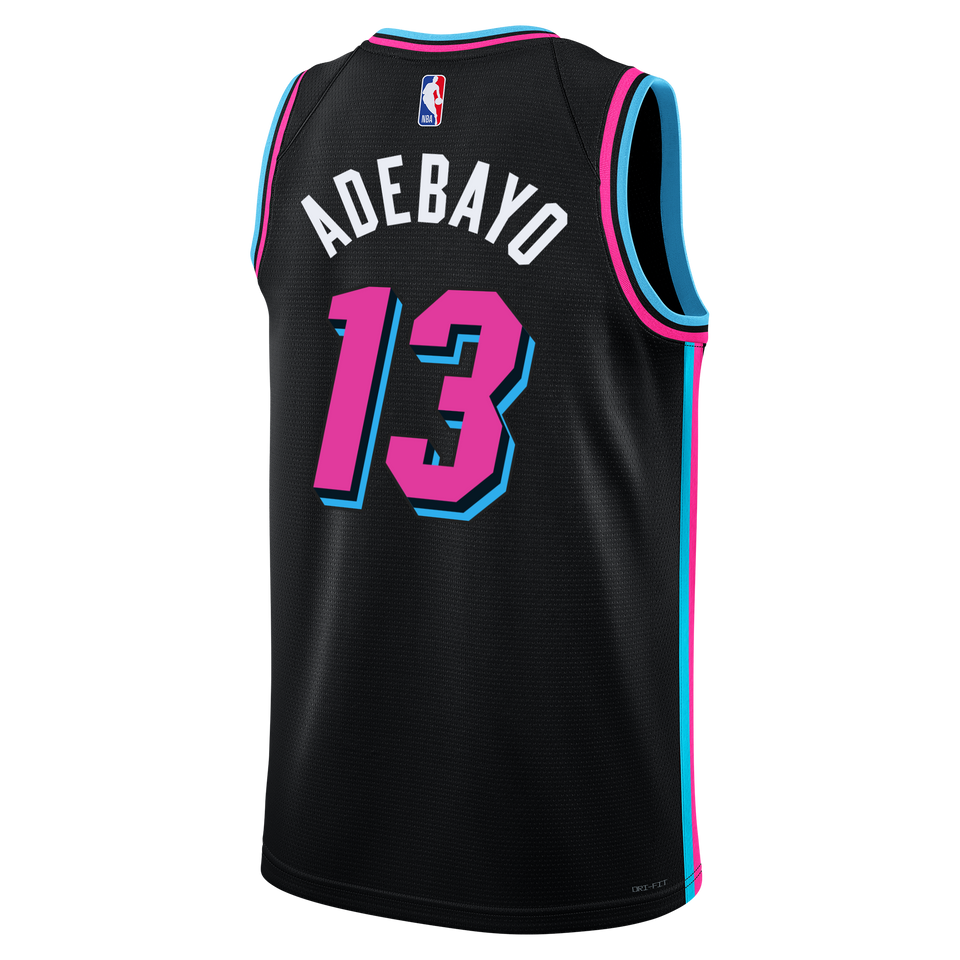 Bam Adebayo Nike Original Vice Nights Swingman Jersey