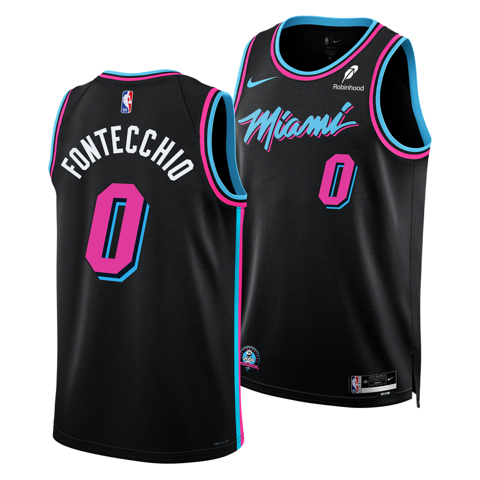 Simone Fontecchio Nike Original Vice Nights Swingman Jersey