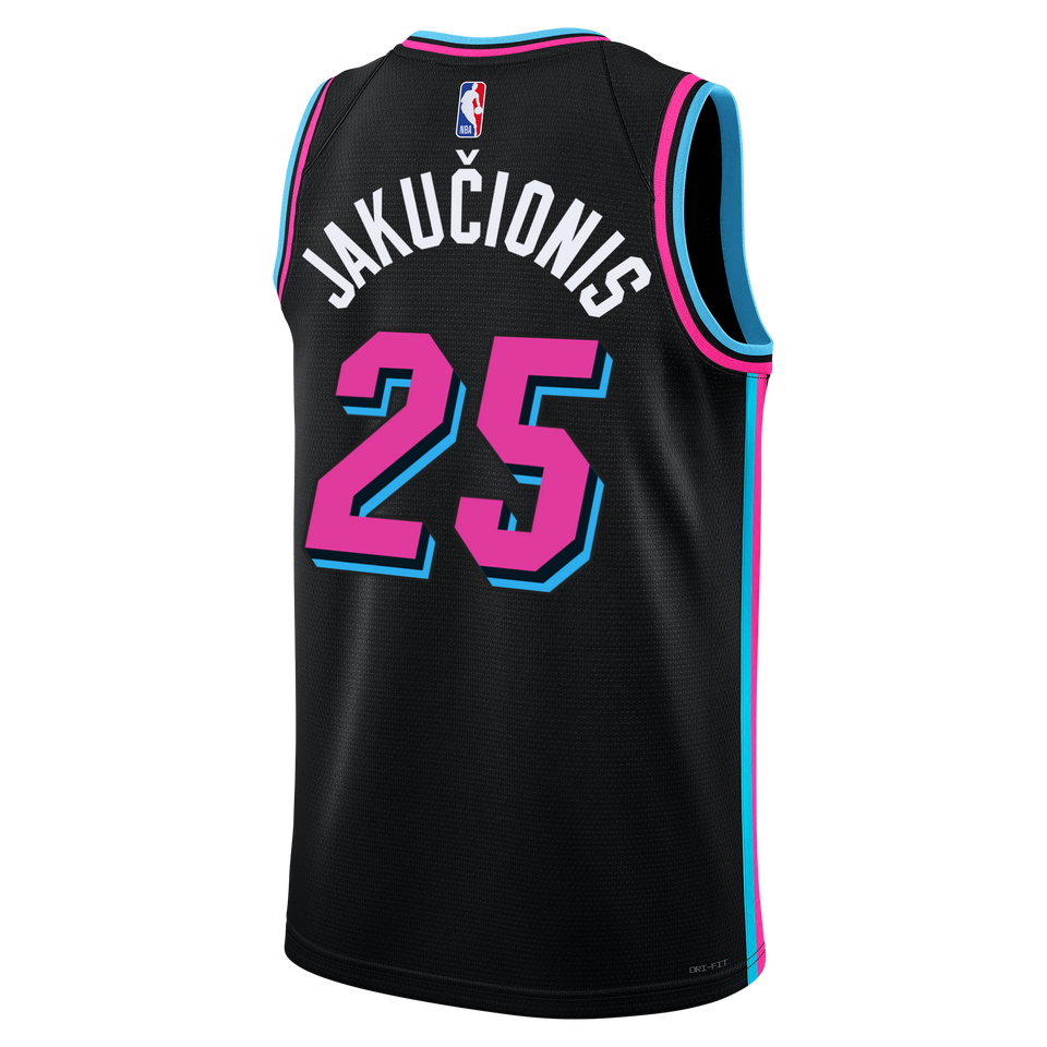 Kasparas Jakučionis Nike Original Vice Nights Swingman Jersey