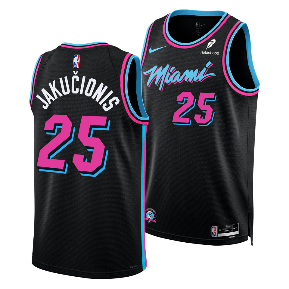 Kasparas Jakučionis Nike Original Vice Nights Swingman Jersey